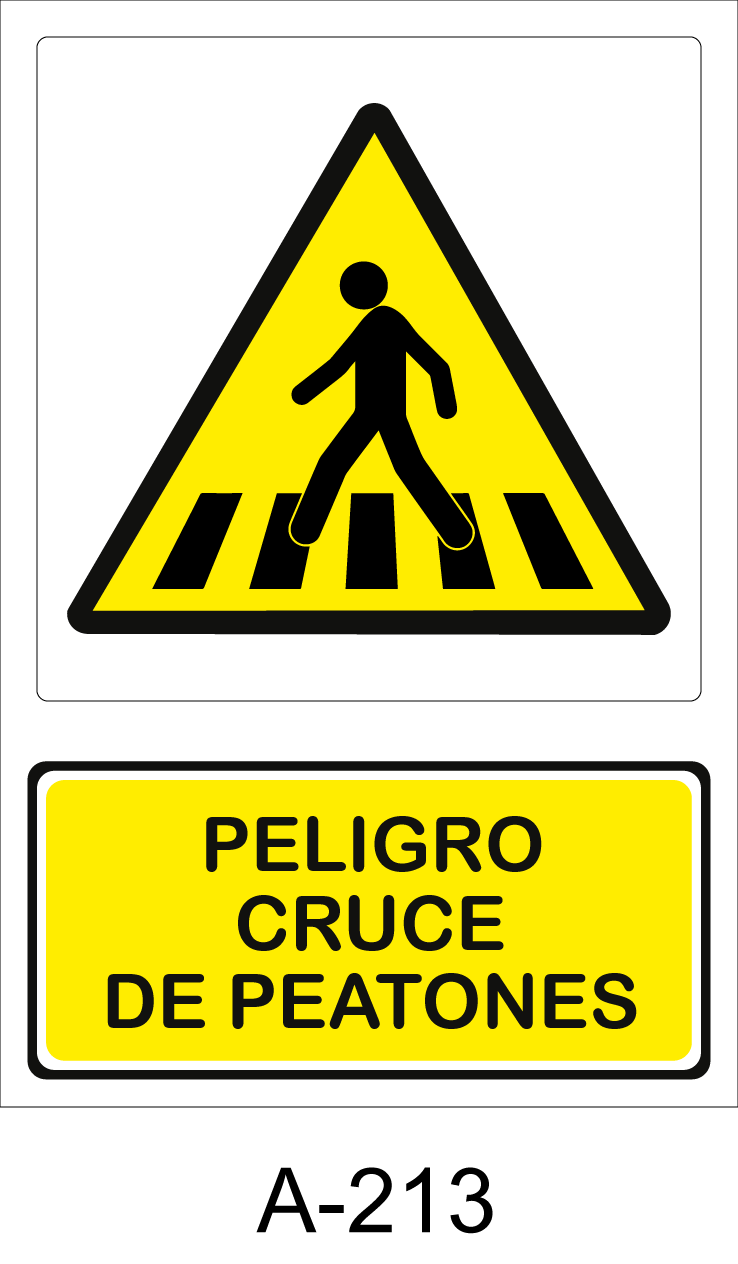 Señaletica (A): Peligro obras